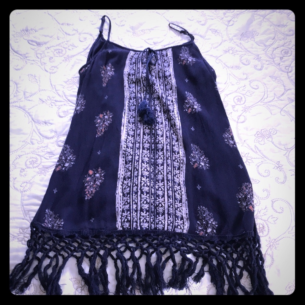 Hippie floral tunic
